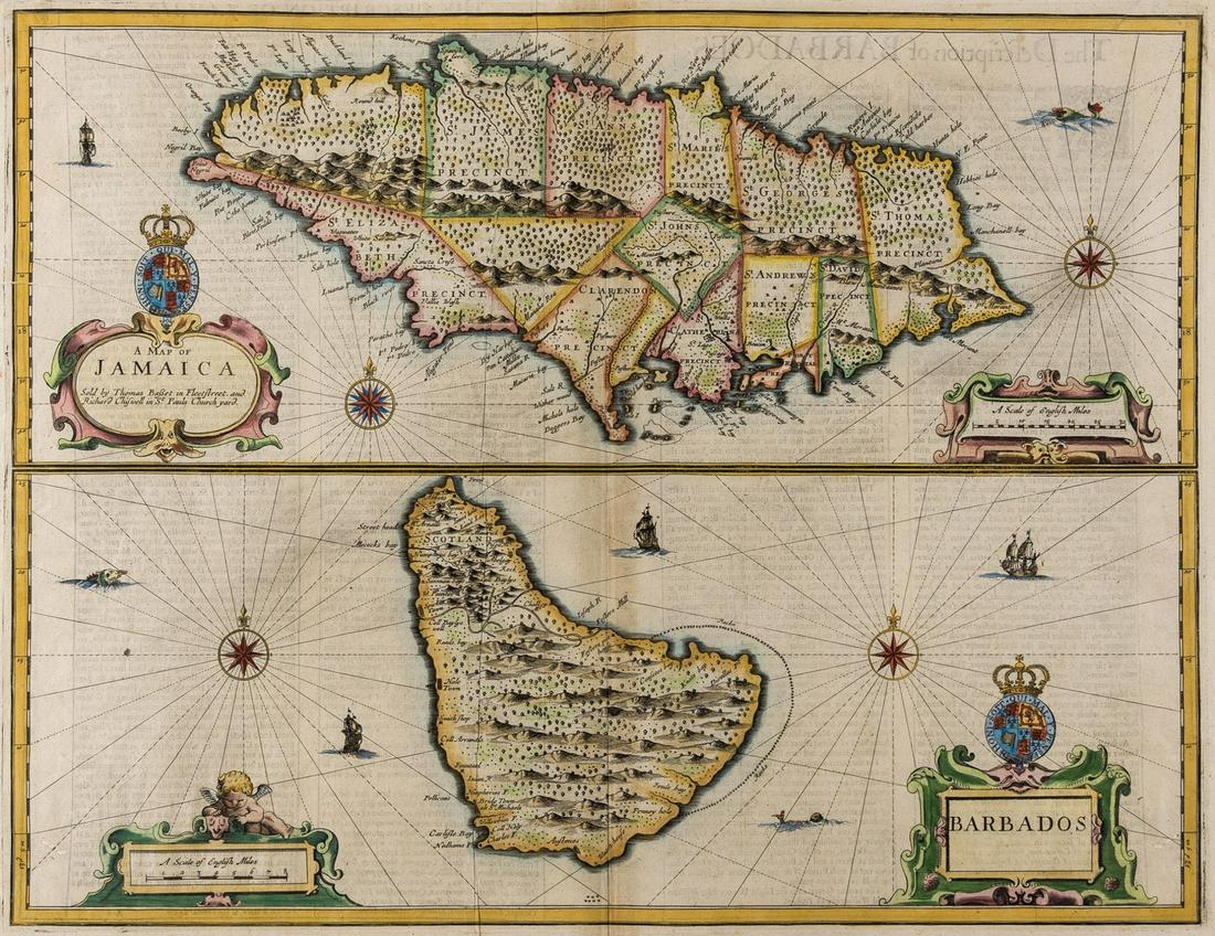West Indies.- Speed (John) A Map of Jamaica [on sheet (1 of 1)