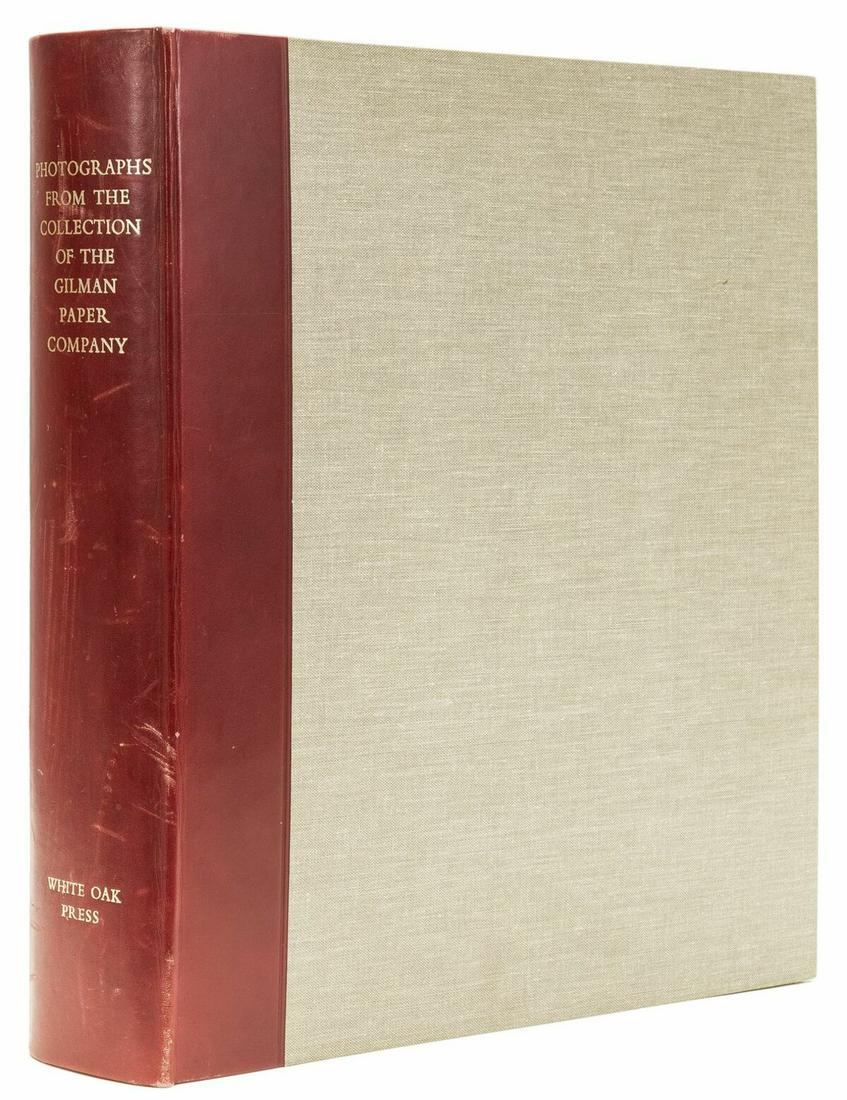 Apraxine (Pierre) Photographs from the Collection of: Apraxine (Pierre) Photographs from the Collection of the Gilman Paper Company, limited edition, offset lithograph frontispiece and 199 plates by Richard Benson, 1 loose, original calf backed boards, l