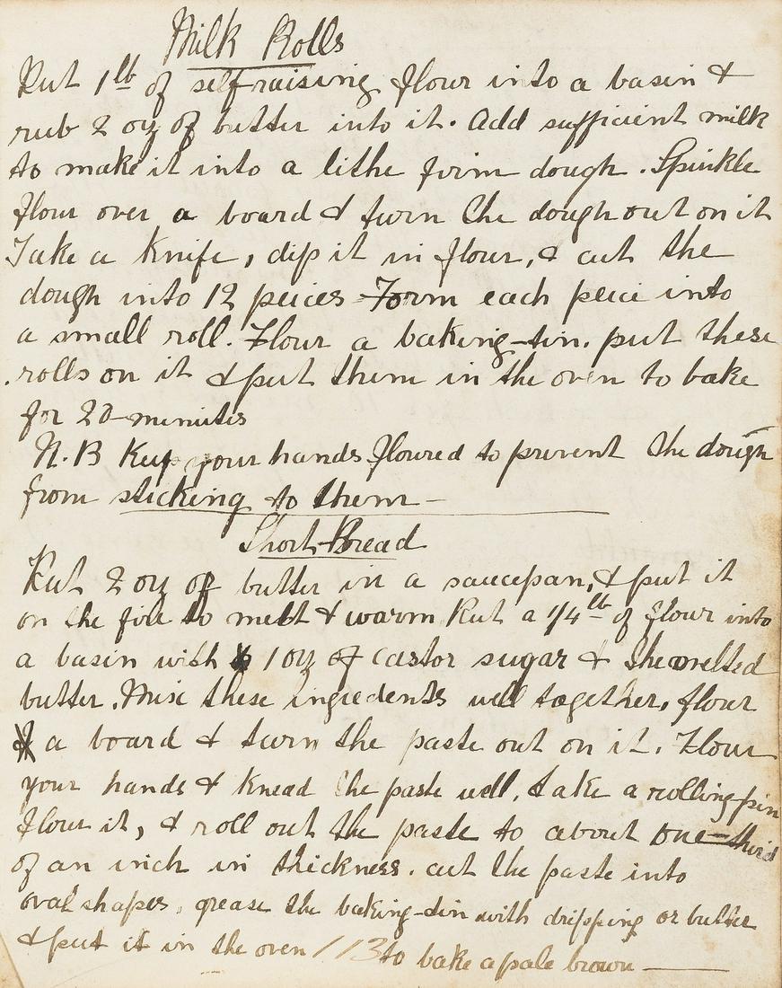 Cookery.- [Collection of Recipes], manuscript in (1 of 1)