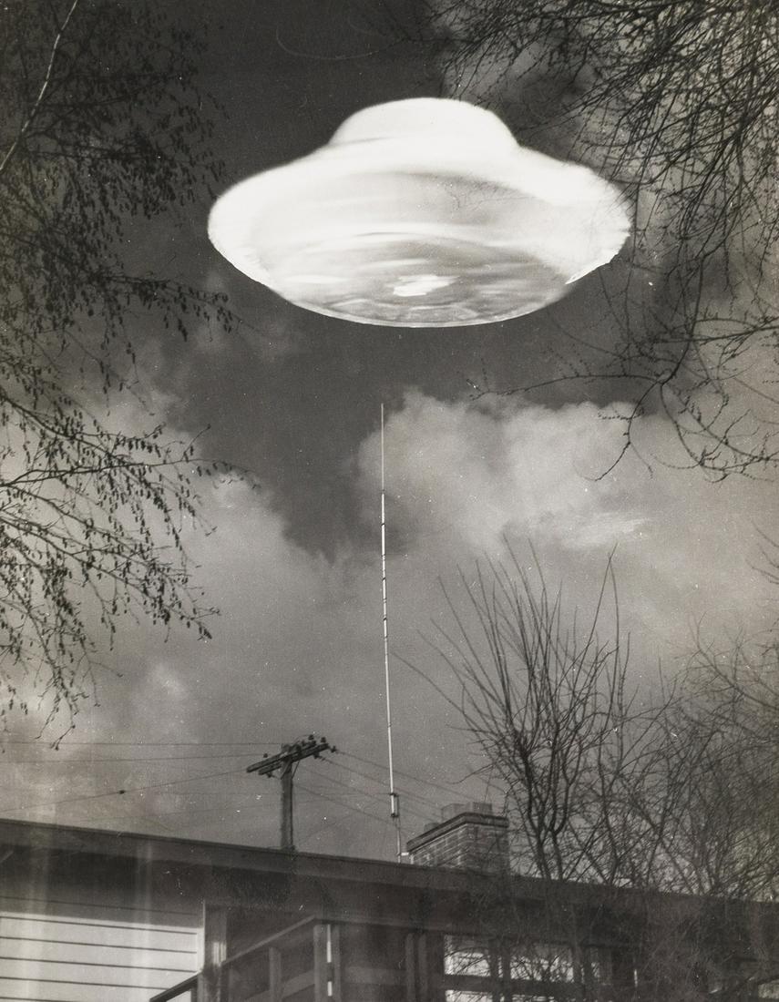 U.F.O.-  A Flying Saucer, or a still from a science (1 of 1)