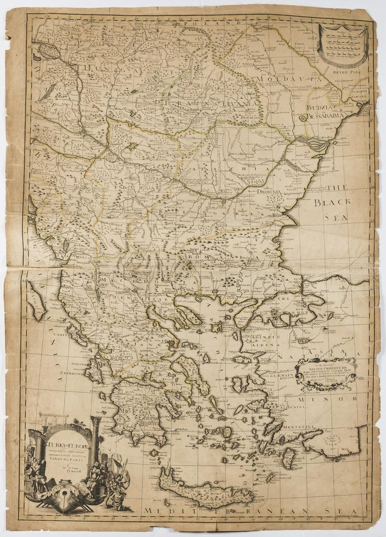 Turkey in Asia & Europe.- Senex (John) Turky in Europe (1 of 1)