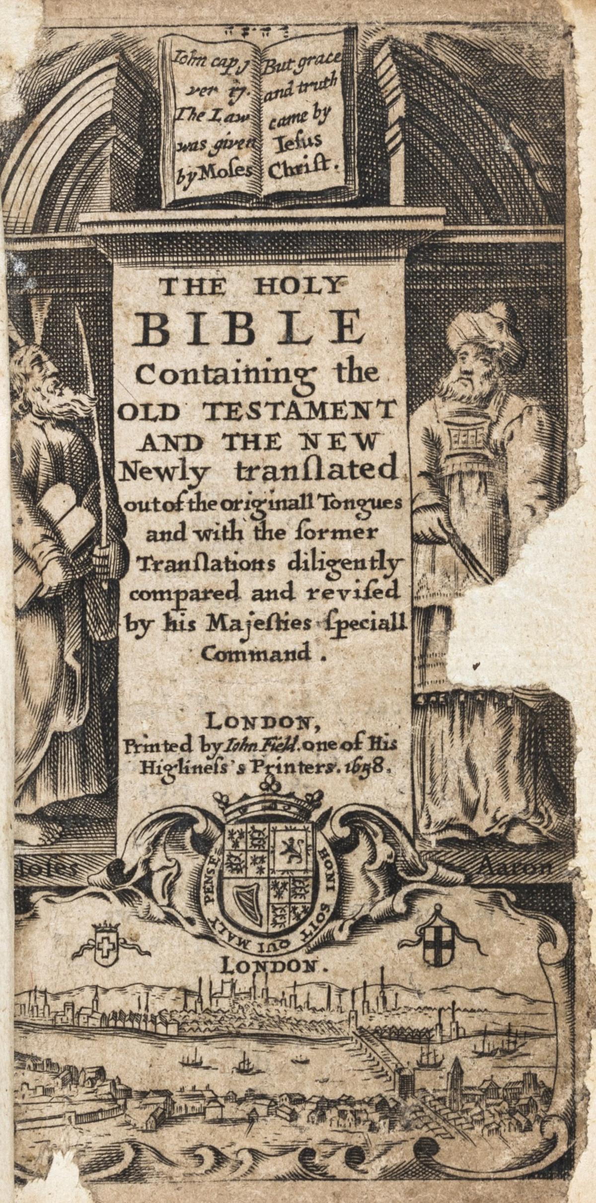 Bible, English.- The Holy Bible containing the Old (1 of 1)