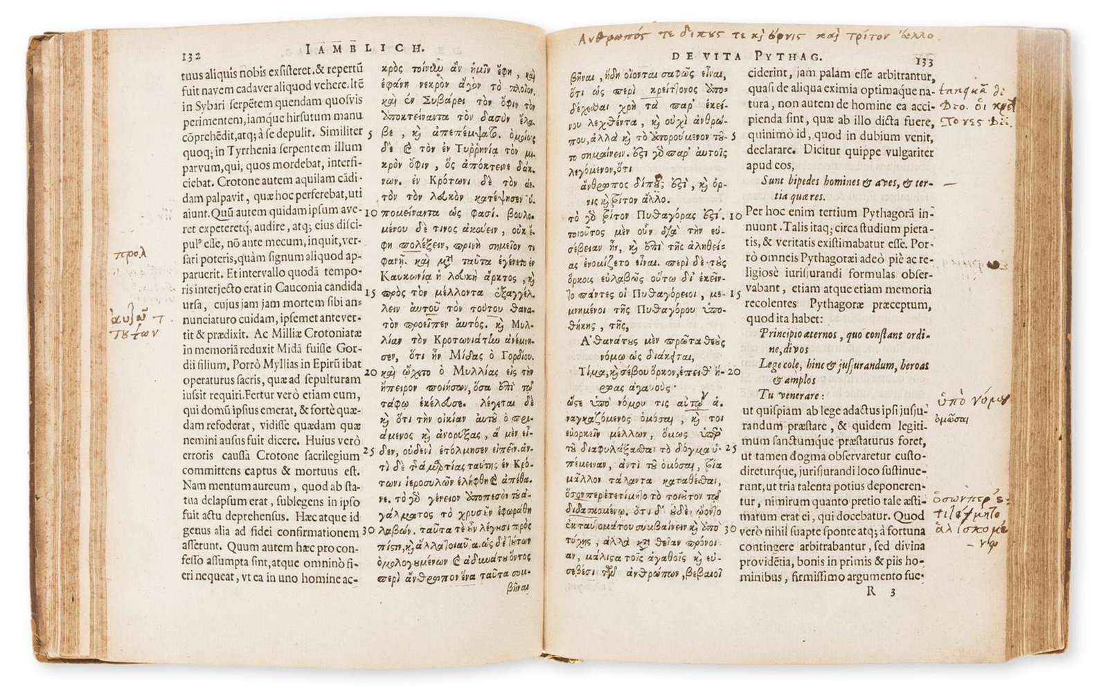 Annotated life of Pythagoras.- Iamblichus. De vita (1 of 1)