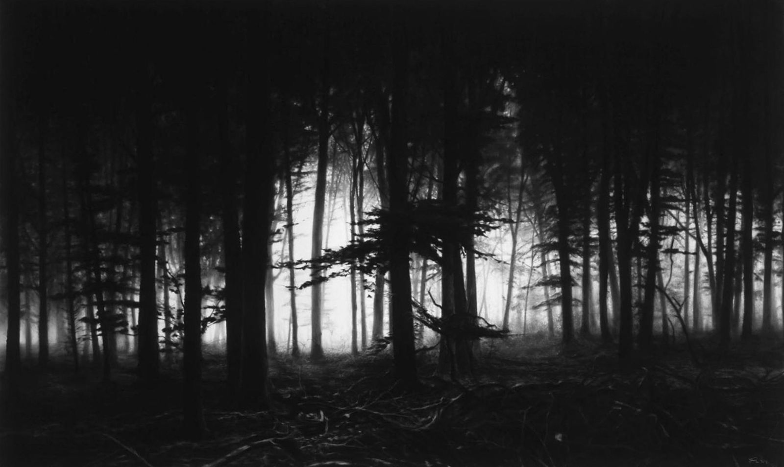 ** Robert Longo (b.1953) Forest of Doxa: ** Robert Longo (b.1953)Forest of DoxaArchival pigment print in colours, 2014, signed and dated in pencil, numbered from the edition of 25 in pencil, published by Adamson Editions, Washington, on Epso