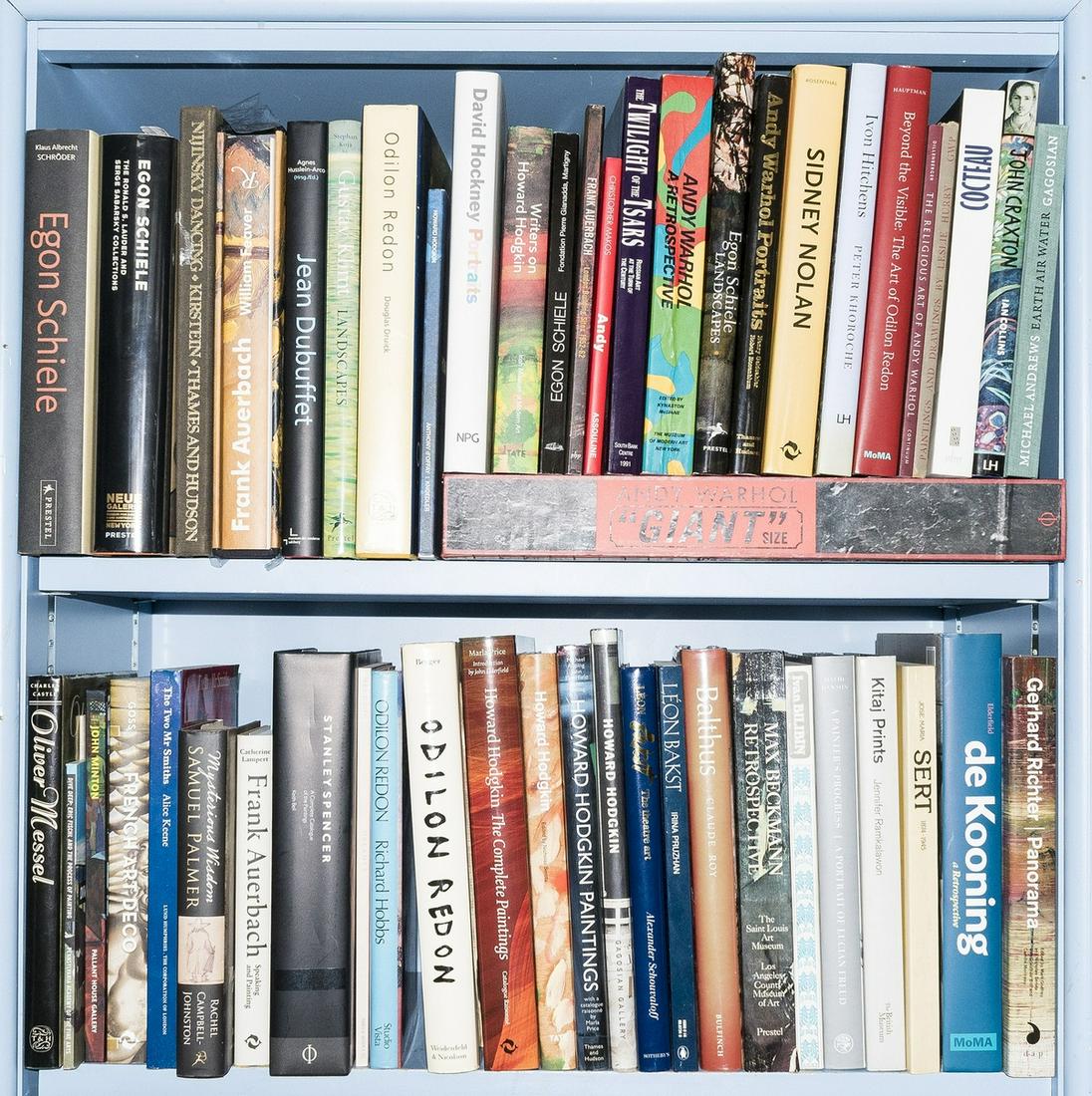 Elderfield (John) de Kooning: A Retrospective, 2011;: NO RESERVE Elderfield (John) de Kooning: A Retrospective, 2011 § Hickey (Dave) and others. Andy Warhol: "Giant" Size, 2006 § Berger (Klaus) Odilon Redon, Fantasy and Colour, translated by Mi