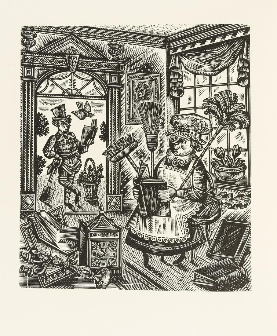 Fleece Press.- Buckland Wright (Christopher) Endeavours: Fleece Press.- Buckland Wright (Christopher) Endeavours & Experiments: John Buckland Wright's Essays in Woodcut and Colour Engraving..., one of 300 copies, Upper Denby, 2004 § Lee (Brian North) B