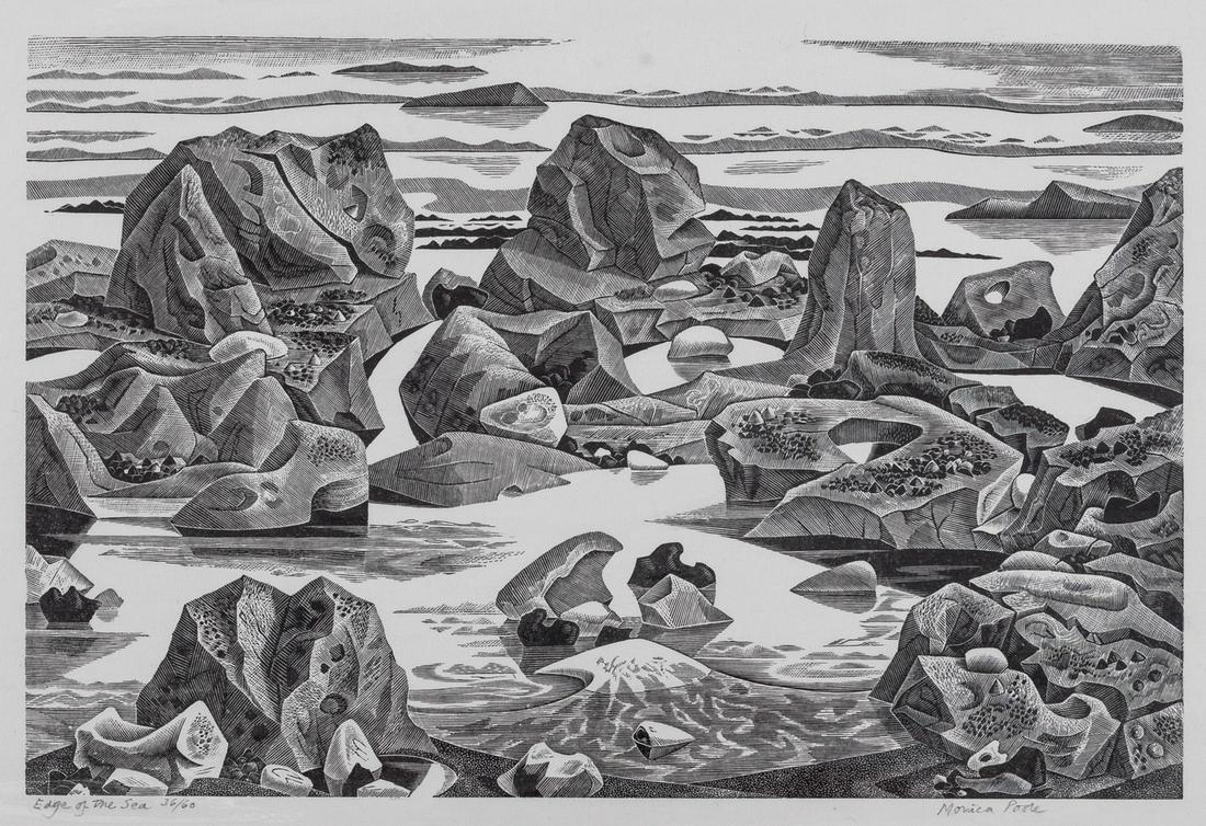 δ Poole (Monica) Edge of the Sea; Driftwood; Chalk (1 of 1)