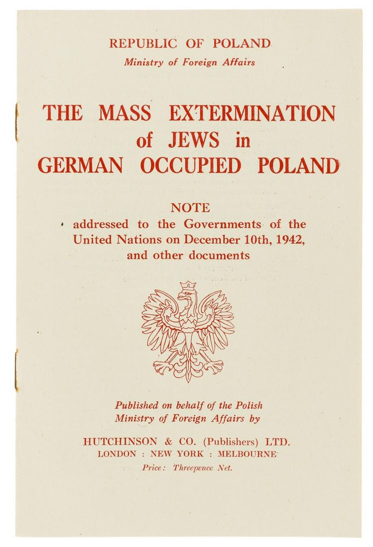 Holocaust.- Mass Extermination of Jews in German (1 of 1)