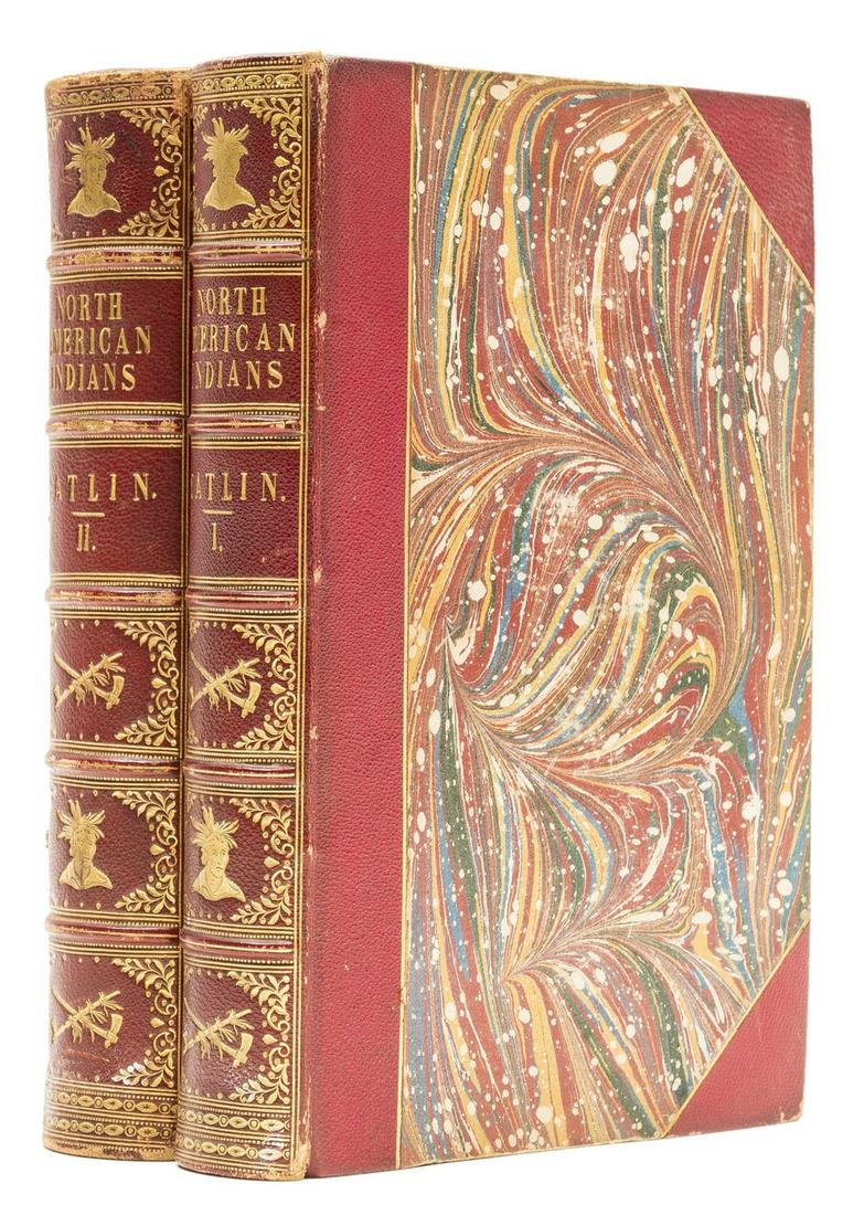 America.- Catlin (George) Illustrations of the Manners, (1 of 2)
