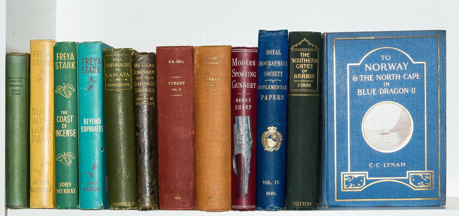 World.- Lynam (C. C.) To Norway & The North Cape in: NO RESERVE World.- Lynam (C. C.) To Norway & The North Cape in Blue Dragon II, maps to front and rear pastedowns, plates (14 colour), illustrations, endpapers toned, original cloth with mounted photog