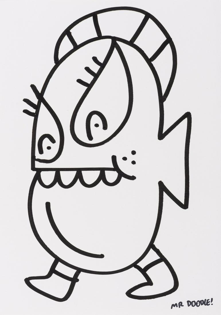 δ Mr. Doodle (b. 1994)  Angry Fish (1 of 1)