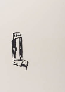 δ Rachel Howard (b.1969) Can't breath without you: δ Rachel Howard (b.1969)Can't breath without youScreenprint, 2006, signed, dated and numbered from the edition of 50 in pencil verso, as included in the portfolio In The Darkest Hour There May Be