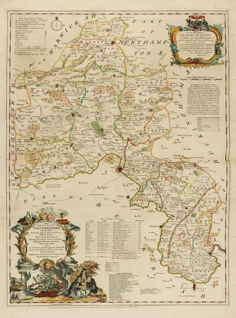 Oxford & Eastern counties.- Kitchin (Thomas) A new (1 of 1)
