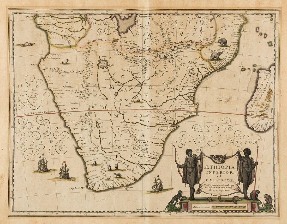 Africa.- Blaeu (Willem Jansz.) Aethiopia Inferior vel (1 of 1)