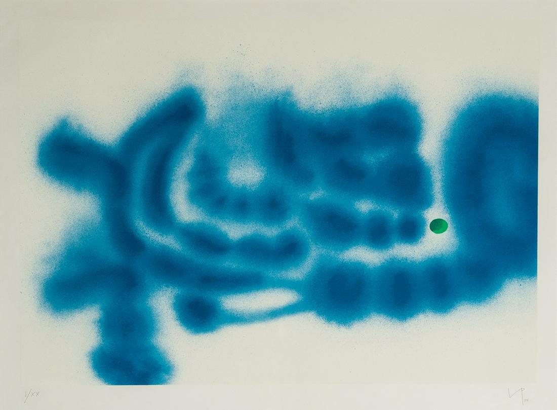 δ Victor Pasmore (1908-1998) Untitled 4 (Lynton G52): δ Victor Pasmore (1908-1998)Untitled 4 (Lynton G52)Screenprint in colours, 1988, signed, dated, and numbered in pencil, one of twenty proofs numbered XX aside from the edition of 70, printed by K