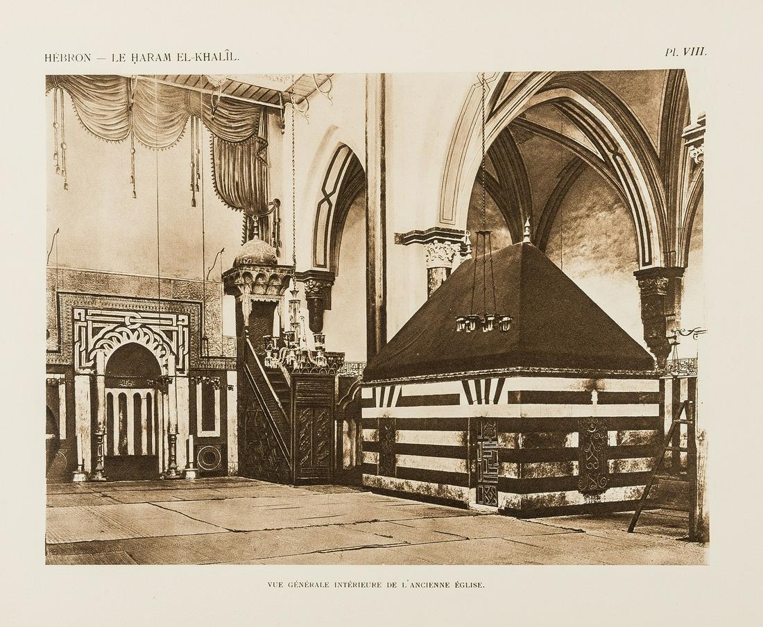 Near East.- Vincent (L.H.), E.J.H. Maclay and F. M. Abel. Hébron le Haram El-Khalîl: (1 of 1)