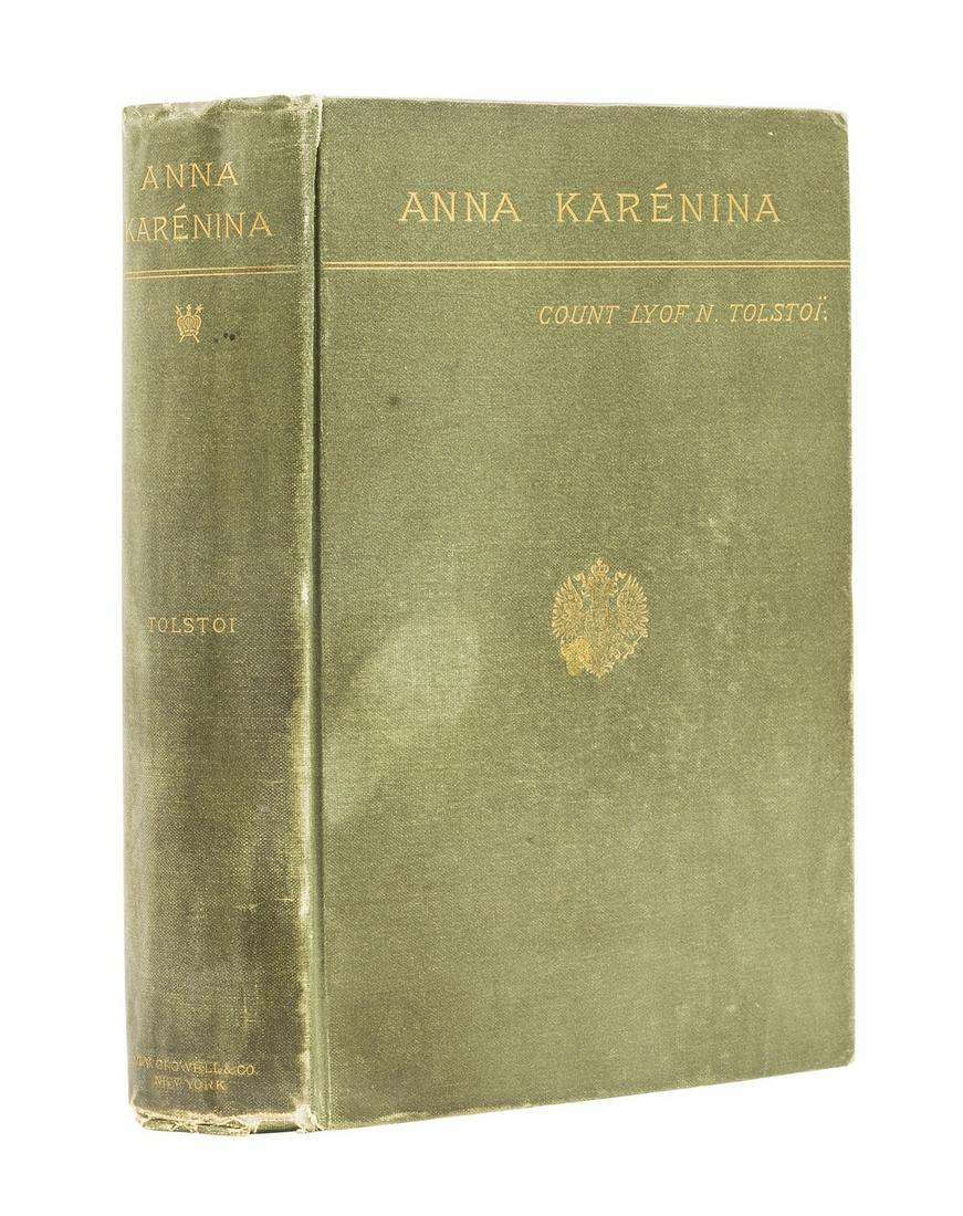 Tolstoy (Count Lev Nikolayevich "Leo") Anna Karénina, first American edition, translated by (1 of 1)