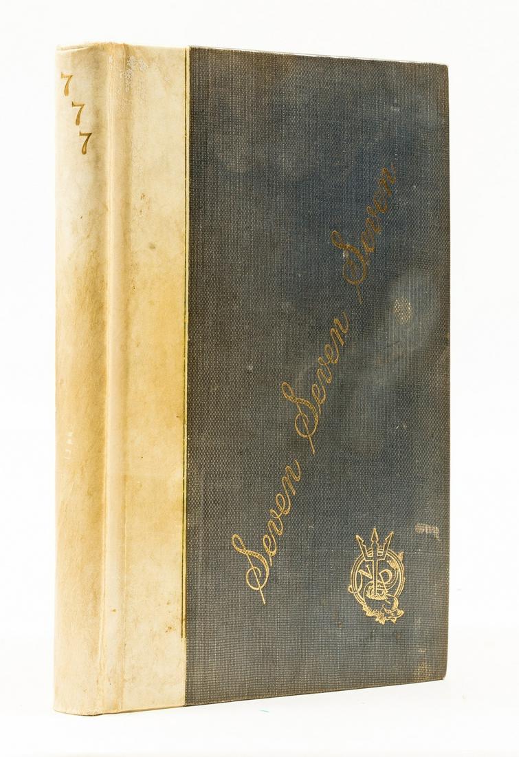 Crowley (Aleister) 777 Revised: vel prolegomena symbolica ad systemam sceptico-mysitcae ..., one of (1 of 1)