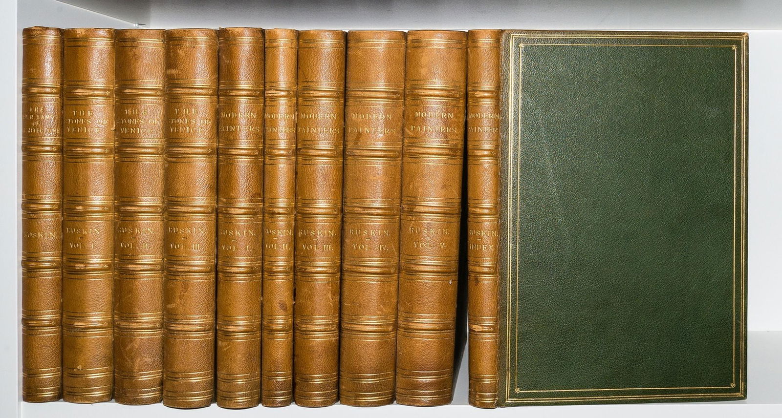 Ruskin (John) The Stones of Venice, 3 vol., 1886; and others by the same (10) (1 of 1)