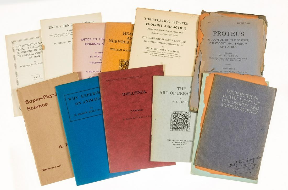 Pamphlets.- Sinnett (A. P.) Super-Physical Science, Theosophical Publishing House, 1917; and c.30 (1 of 1)