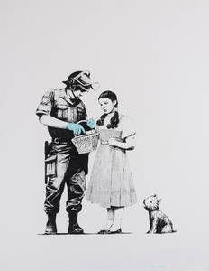 &#948; Banksy (b.1974)  Stop and Search (Signed)