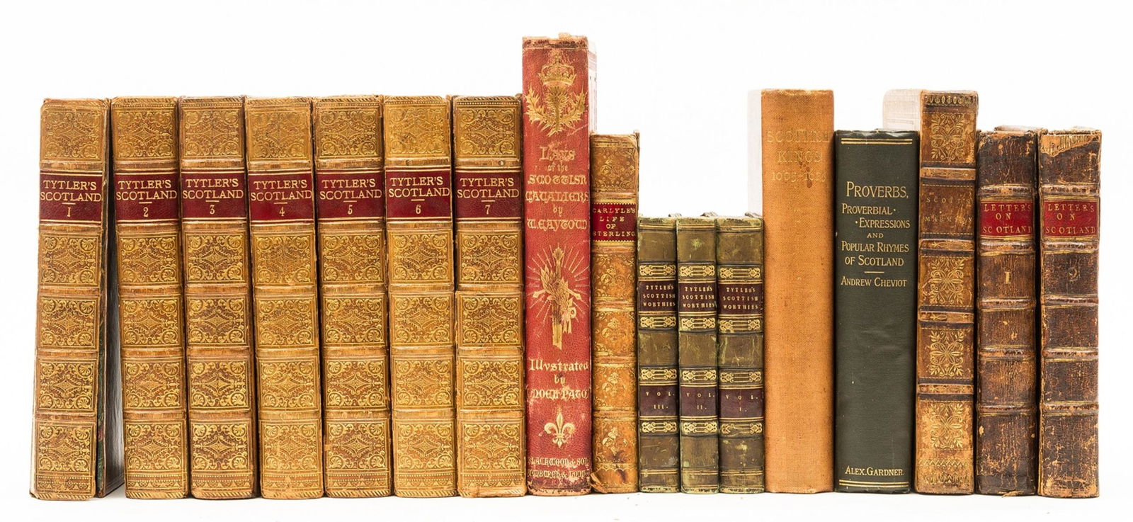 Scotland.- Tytler (Patrick Fraser) History of Scotland, 7 vol., 1845; and 10 others Scottish history (1 of 1)