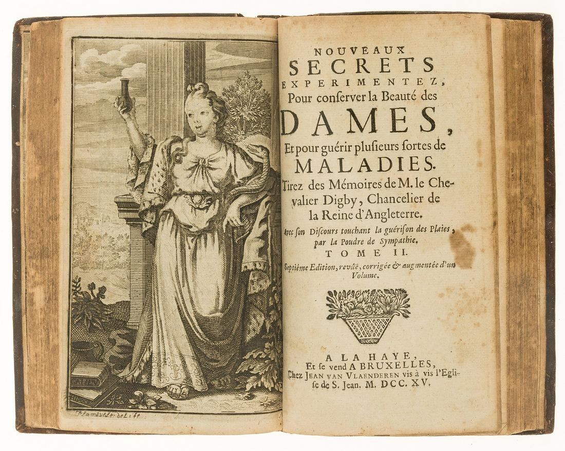 Cosmetics.- Digby (Sir Kenelm) Nouveaux secrets experimentez pour conserver la beauté des Dames (1 of 1)