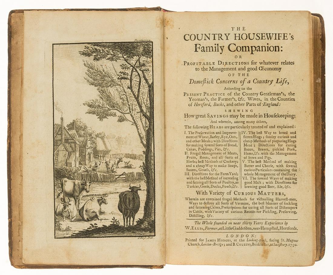 Ellis (William) The country housewife's family companion: or profitable directions for whatever (1 of 1)
