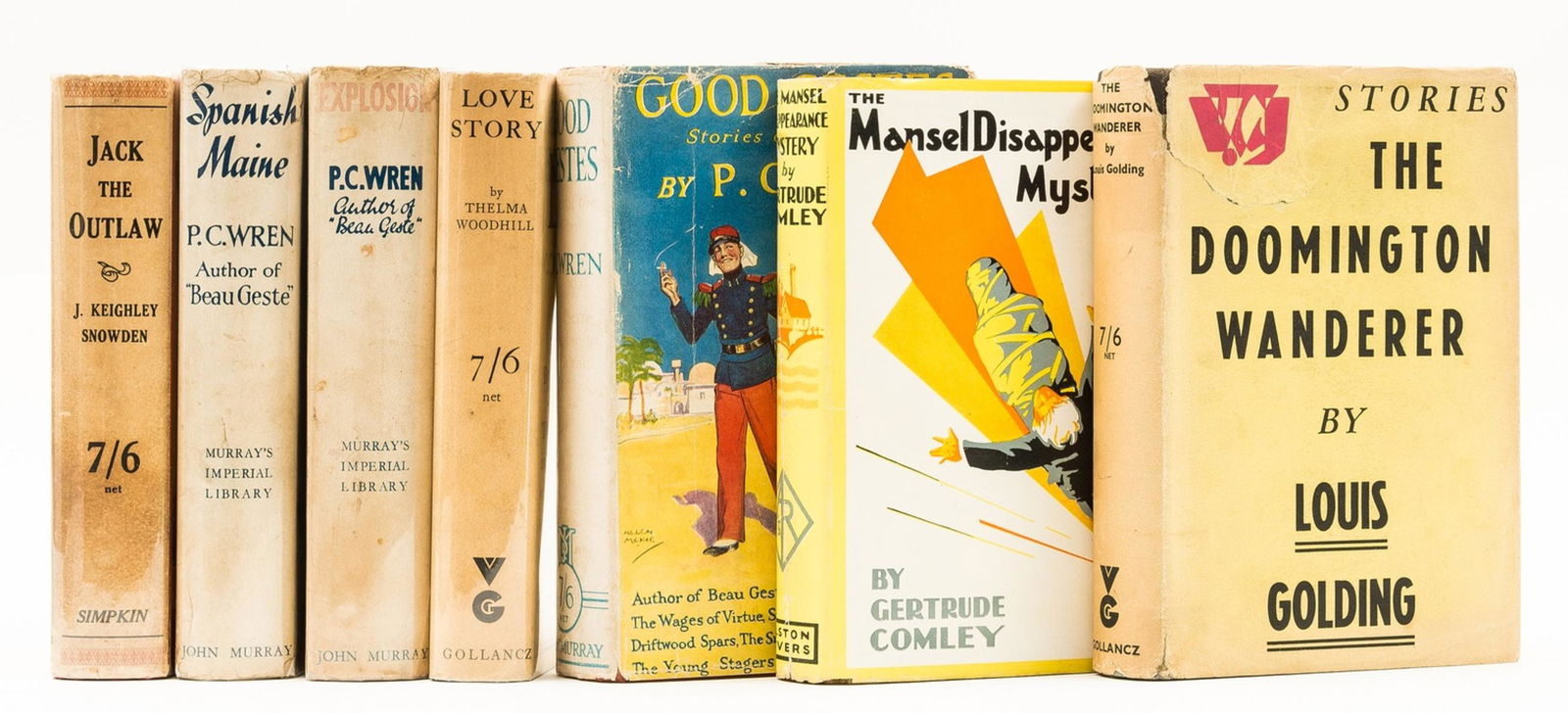 Comley (Gertrude) The Mansel Disappearance Mystery, first edition, 1929; and 6 others, similar (7) (1 of 1)