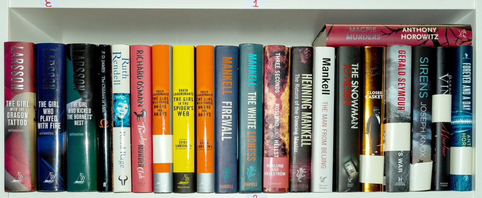 Larsson  (Stieg) Millenium series, 3 vol., first English editions, 2008-9; and c.110 others similar (1 of 3)
