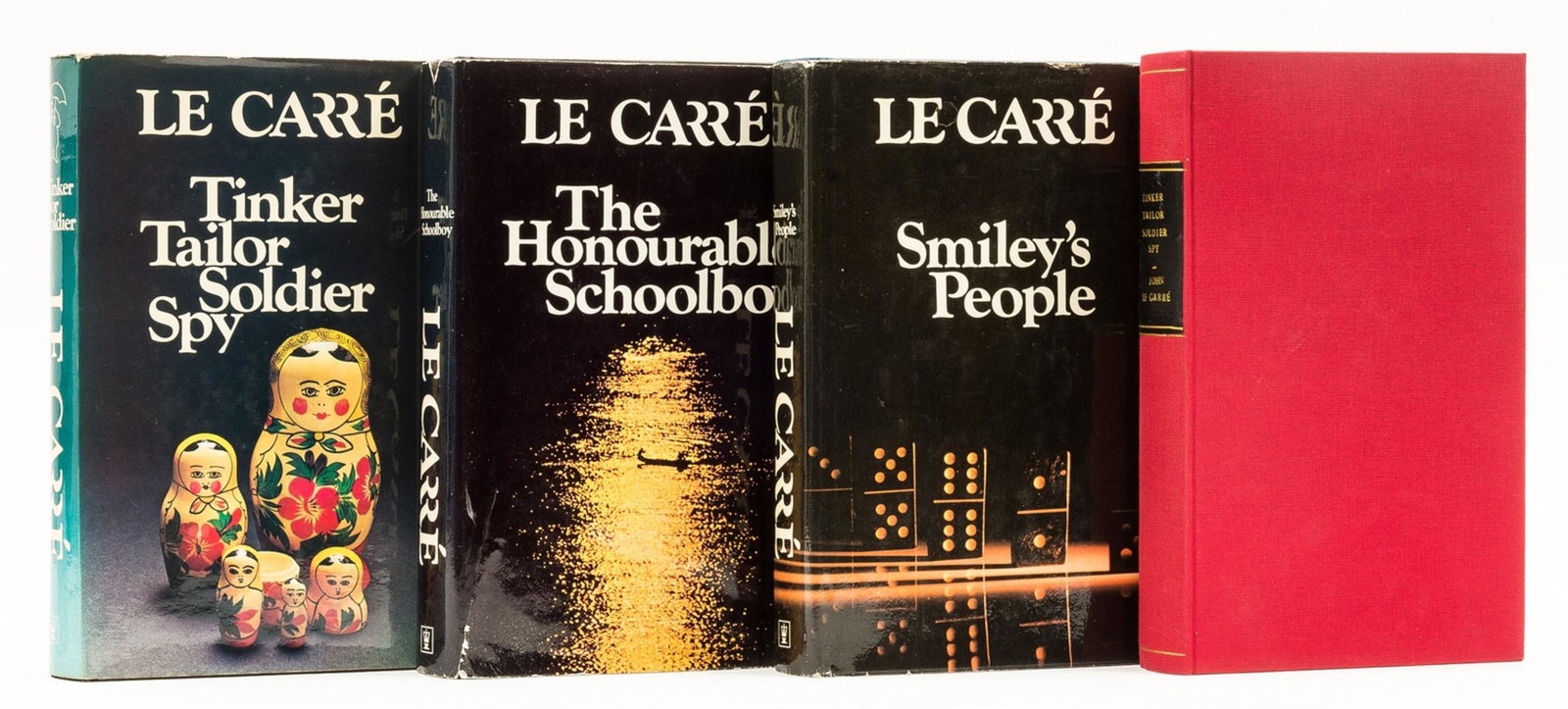 Le Carré (John) [The Karla Trilogy], 3 vol., first editions, cut signature of the author to (1 of 2)