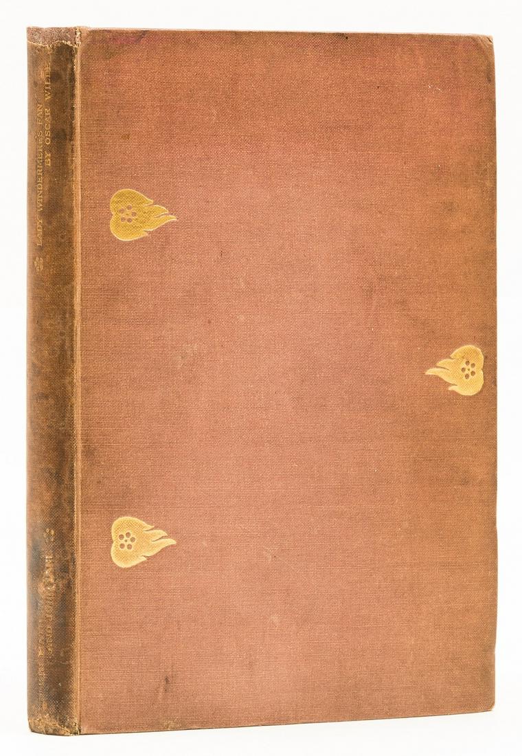 Wilde (Oscar) Lady Windermere's Fan. A Play about a Good Woman, first edition, [one of 500 copies], (1 of 1)