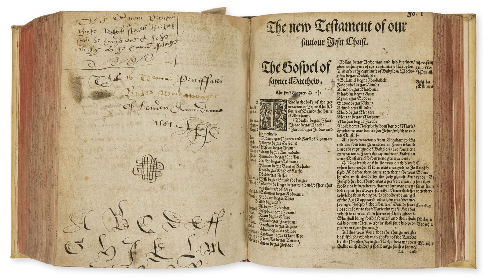 Bible (English) [The whole Byble. that is the holy scripture of the Olde and Newe testament (1 of 1)