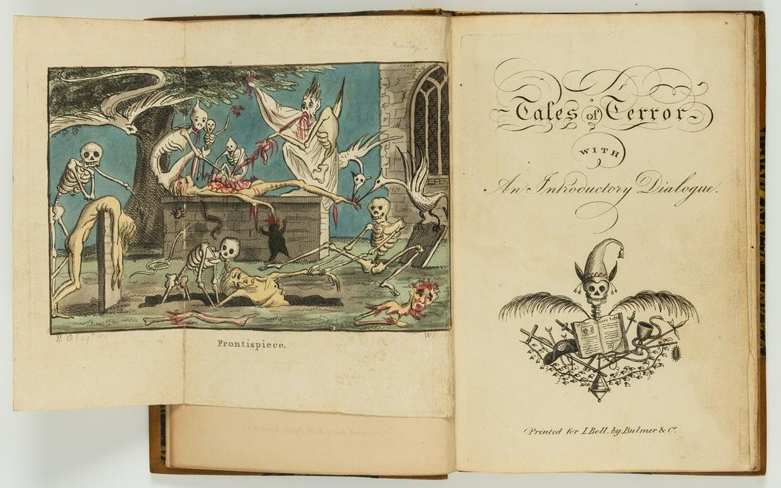 Gothic novel.- Tales of Terror, first edition, printed by W. Bulmer & Co. for J.Bell, 1801. (1 of 1)
