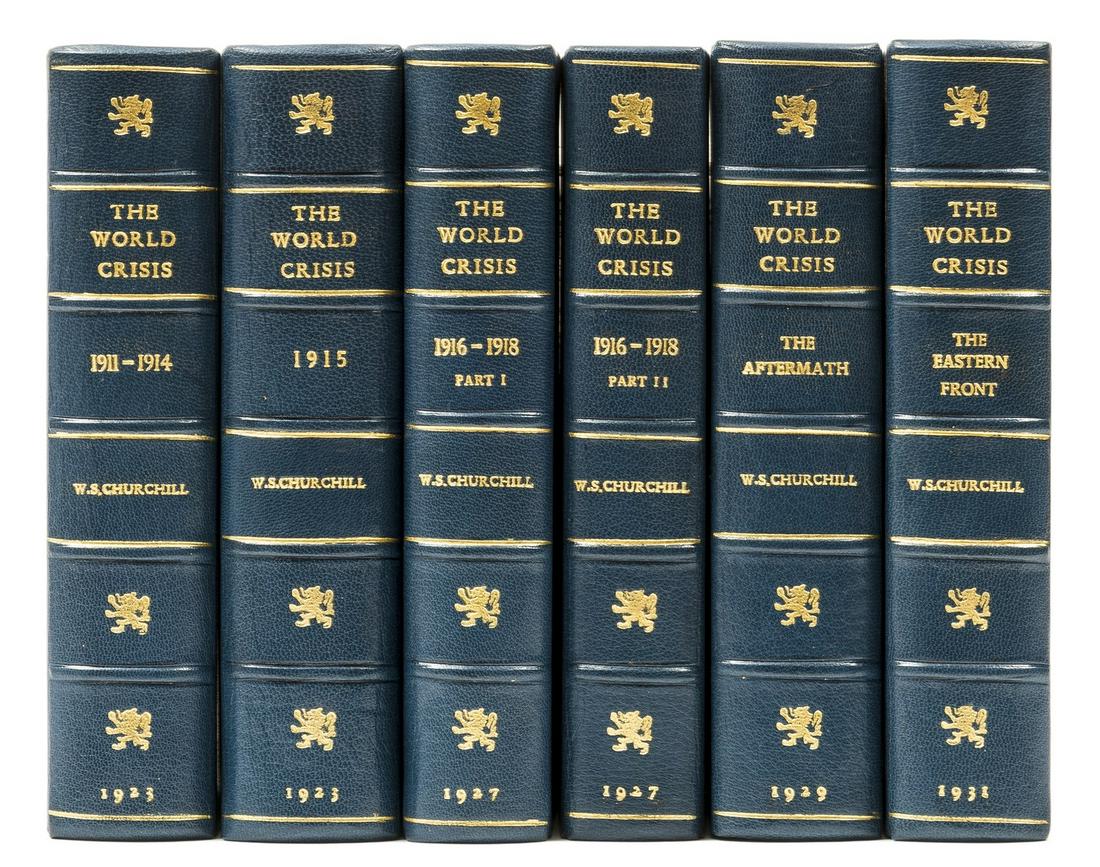 Churchill (Winston S.) The World Crisis, 6 vol., first editions, 1923-31 (1 of 1)