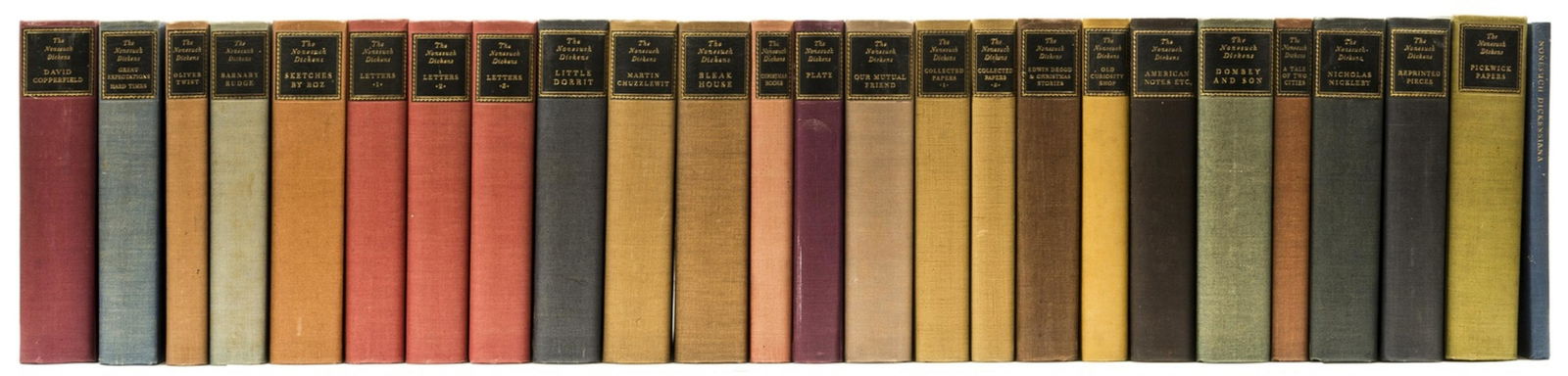 Dickens (Charles) [The Works], 24 vol., 'The Nonesuch Dickens', Nonesuch Press, 1937-38; and (1 of 1)