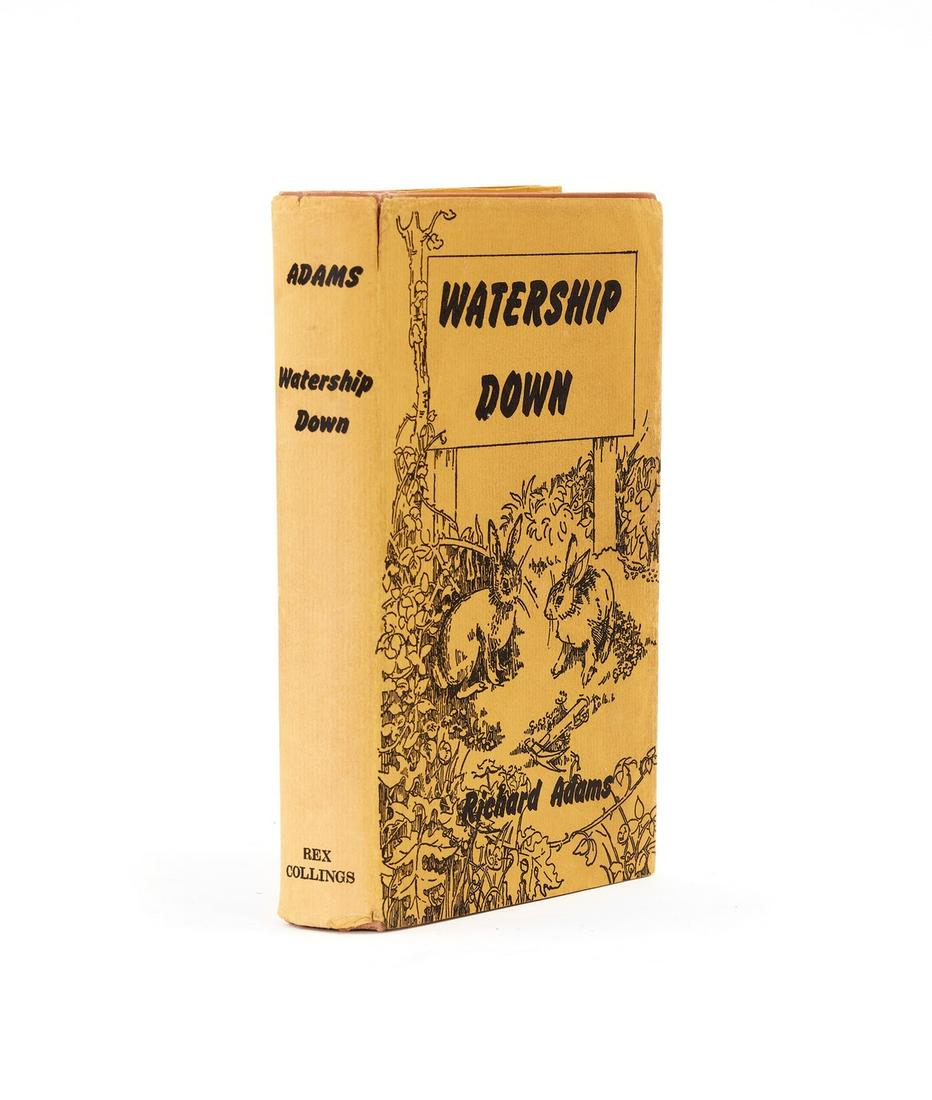 Adams (Richard) Watership Down, first edition, signed by the author "Yours sincerely Richard Adams", (1 of 2)