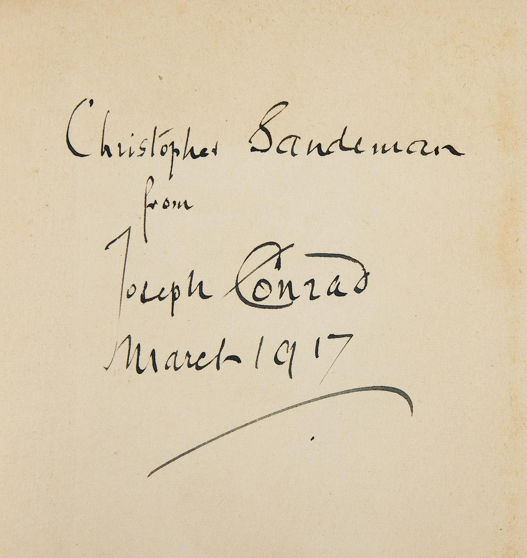 Conrad (Joseph) The Shadow Line, first edition, signed presentation inscription from the author, (1 of 2)