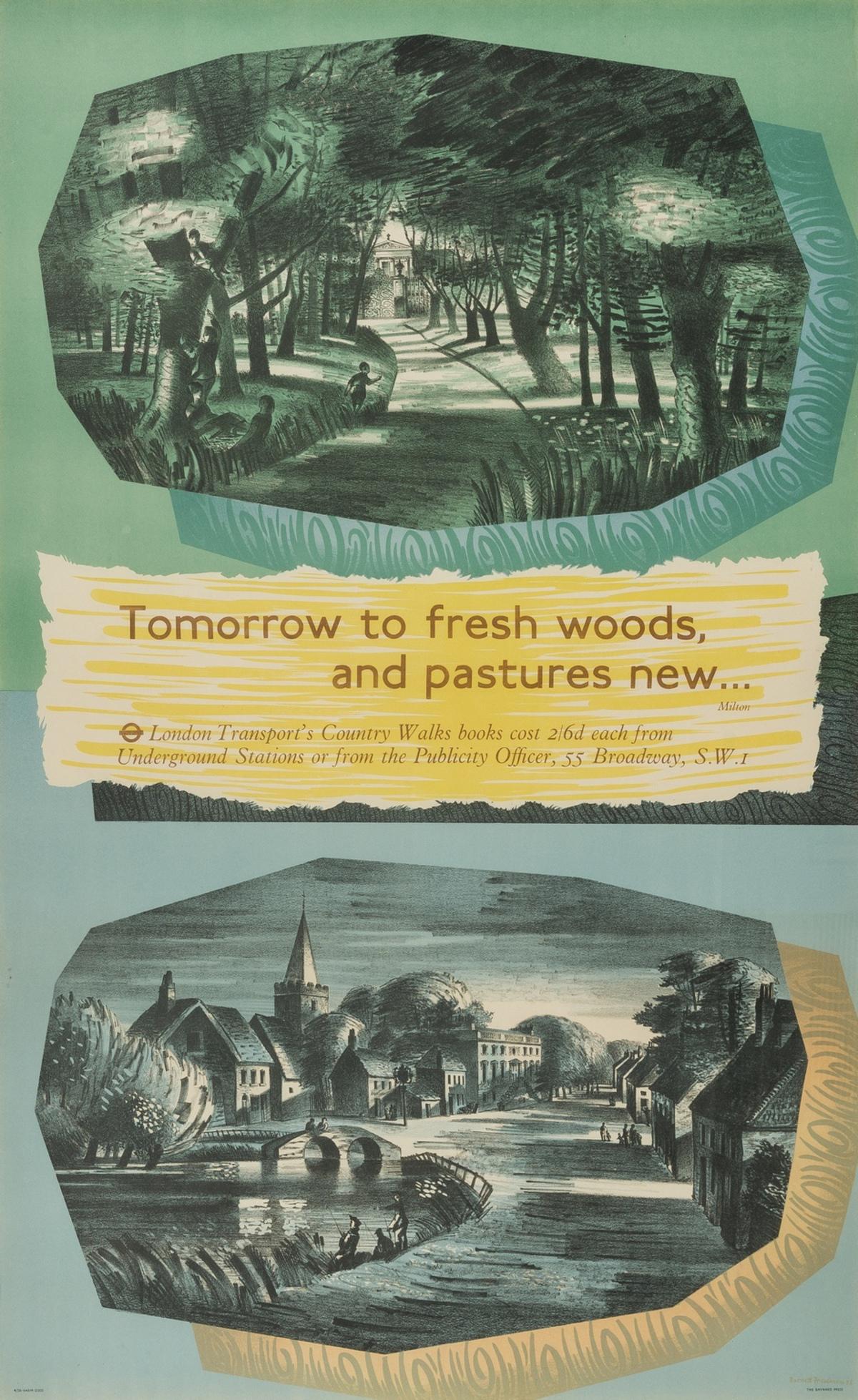 Freedman (Barnett) [The Seasons], pair of posters for London Transport, 1956. (1 of 2)