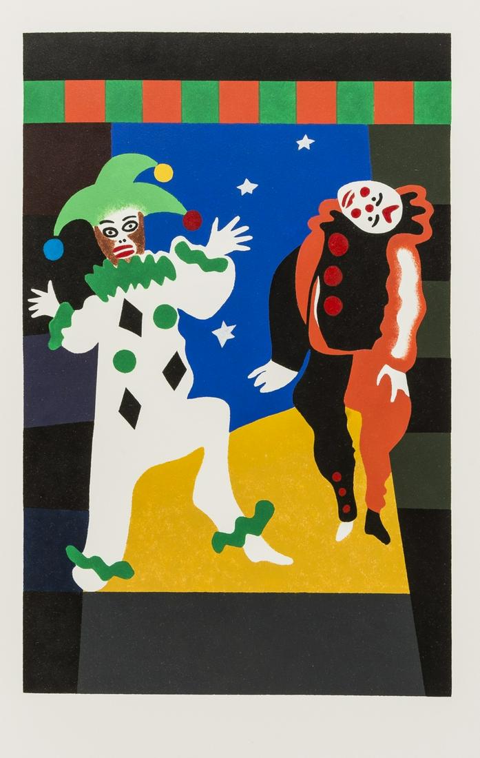 Shanty Bay Press.- Circus: Five Poems on the Circus, one of 60 copies, pochoir plates, Ontario, (1 of 1)