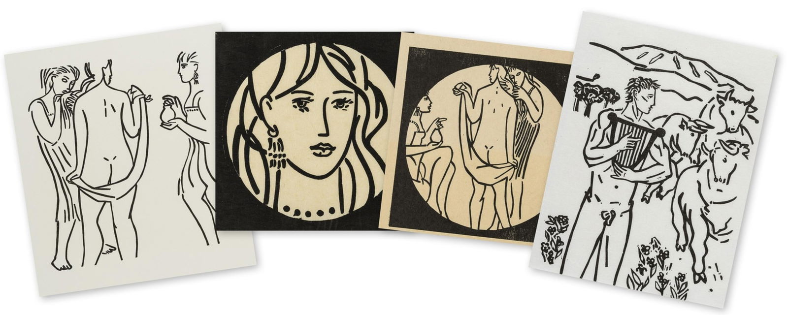 Shanty Bay Press.- [Homer.] Homeric Hymn to Aphrodite, one of 110 copies, woodcut & pochoir plates, (1 of 1)