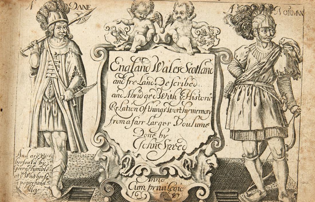 Britain.- Speed (John) England Wales and Scotland... from a farr Larger Voulume done by John Speed, (1 of 1)