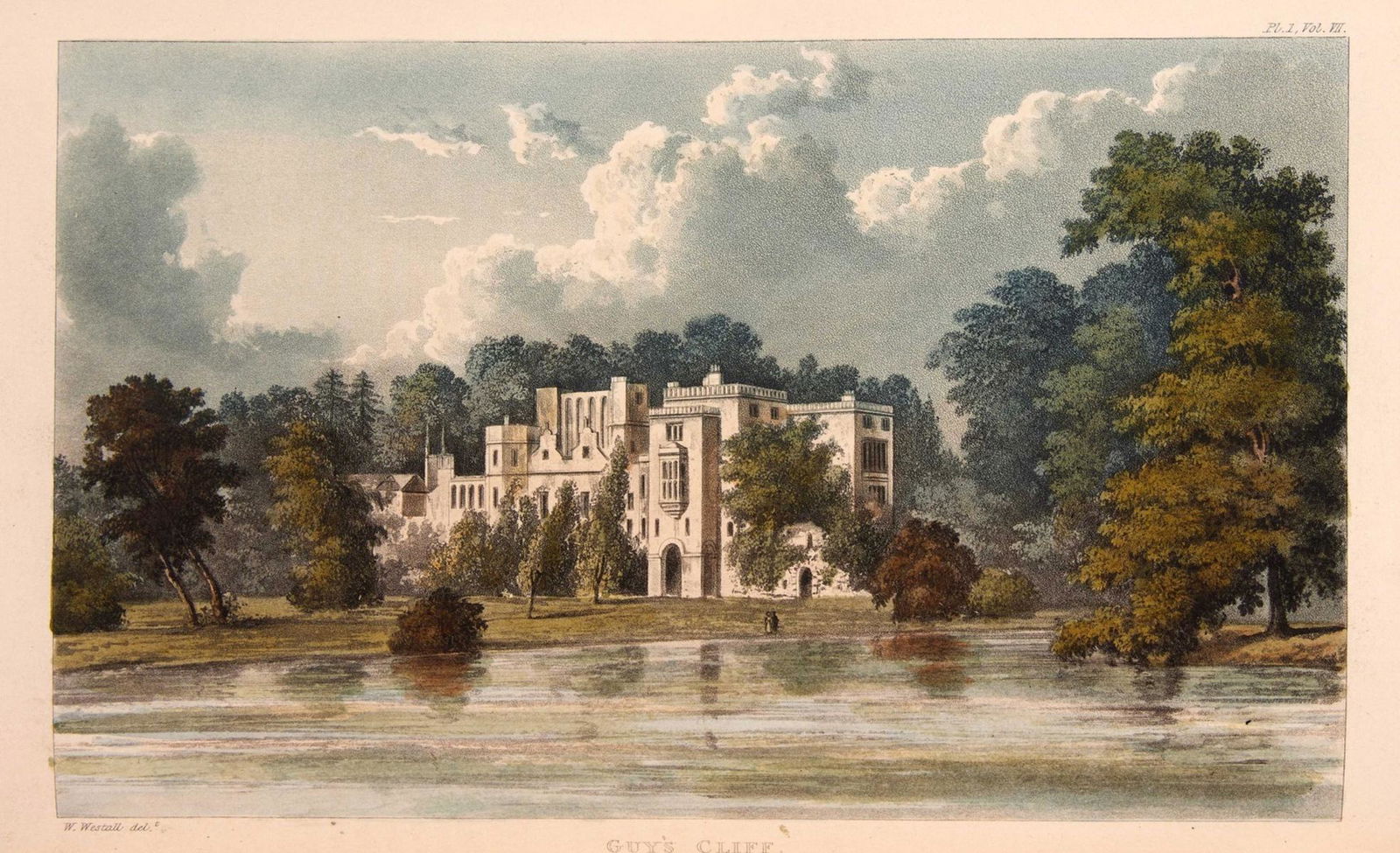 Britain.- Westall (William) and J. Gendall, Views of Country Seats of the Royal Family, Nobility and (1 of 1)