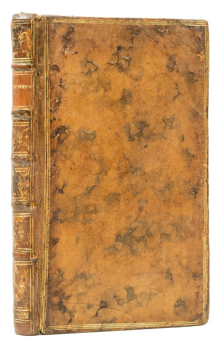 Maupertuis (Pierre-Louis Moreau de) Dissertation Physique a l'Occasion du Negre Blanc, first: Maupertuis (Pierre-Louis Moreau de) Dissertation Physique a l'Occasion du Negre Blanc, first edition, half-title, occasional foxing, modern bookplate of A.L.McLaughlin to rear pastedown, contemporary
