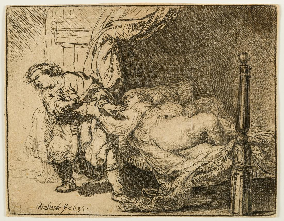 Rembrandt van Rijn (1606-1669)  Joseph and Potiphar's Wife (1 of 2)