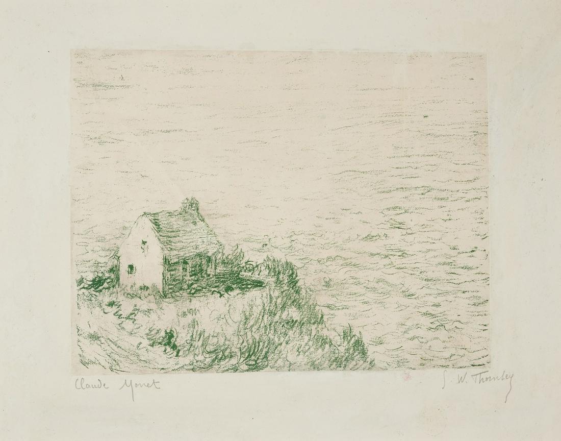 ** Claude Monet (1840-1926) after. & George-William Thornley (1875-1935)  La Douane, Effet de (1 of 1)