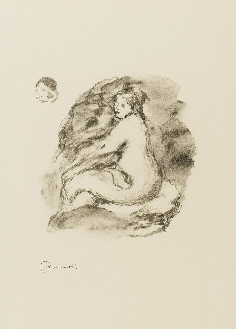 Pierre-Auguste Renoir (1841-1919)  Étude de Femme Nue Assise, Variante 1 (Delteil 43; Stella (1 of 1)