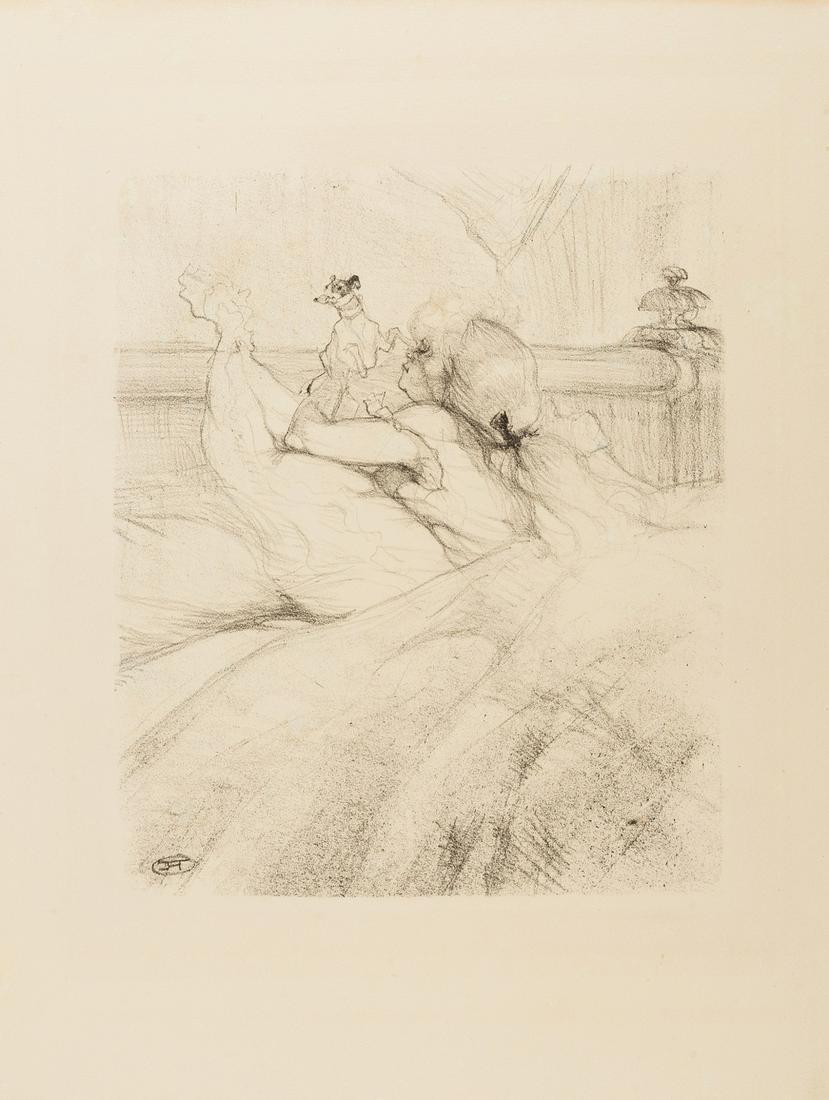 Henri de Toulouse-Lautrec (1864-1901)  Au lit (Wittrock 290) (1 of 1)