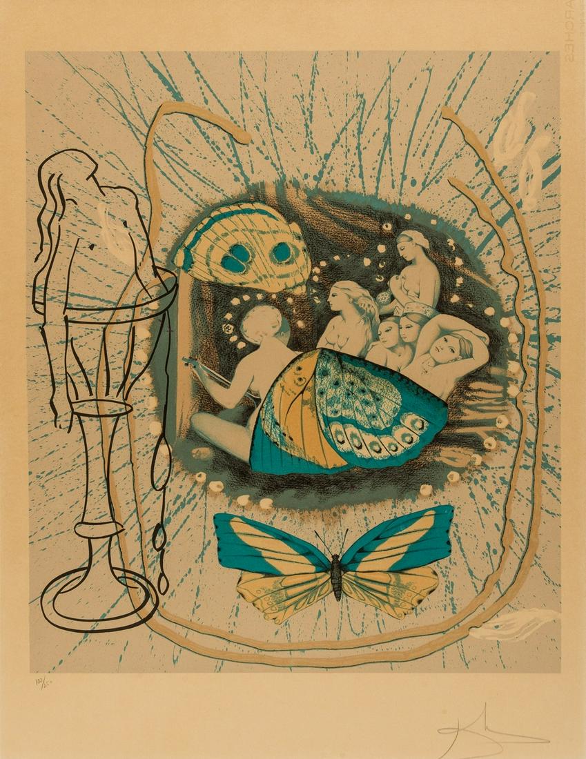 δ Salvador Dalí (1904-1989)  Renaissance, from Papillons Anciennes (Field 77-1-A; M&L (1 of 1)