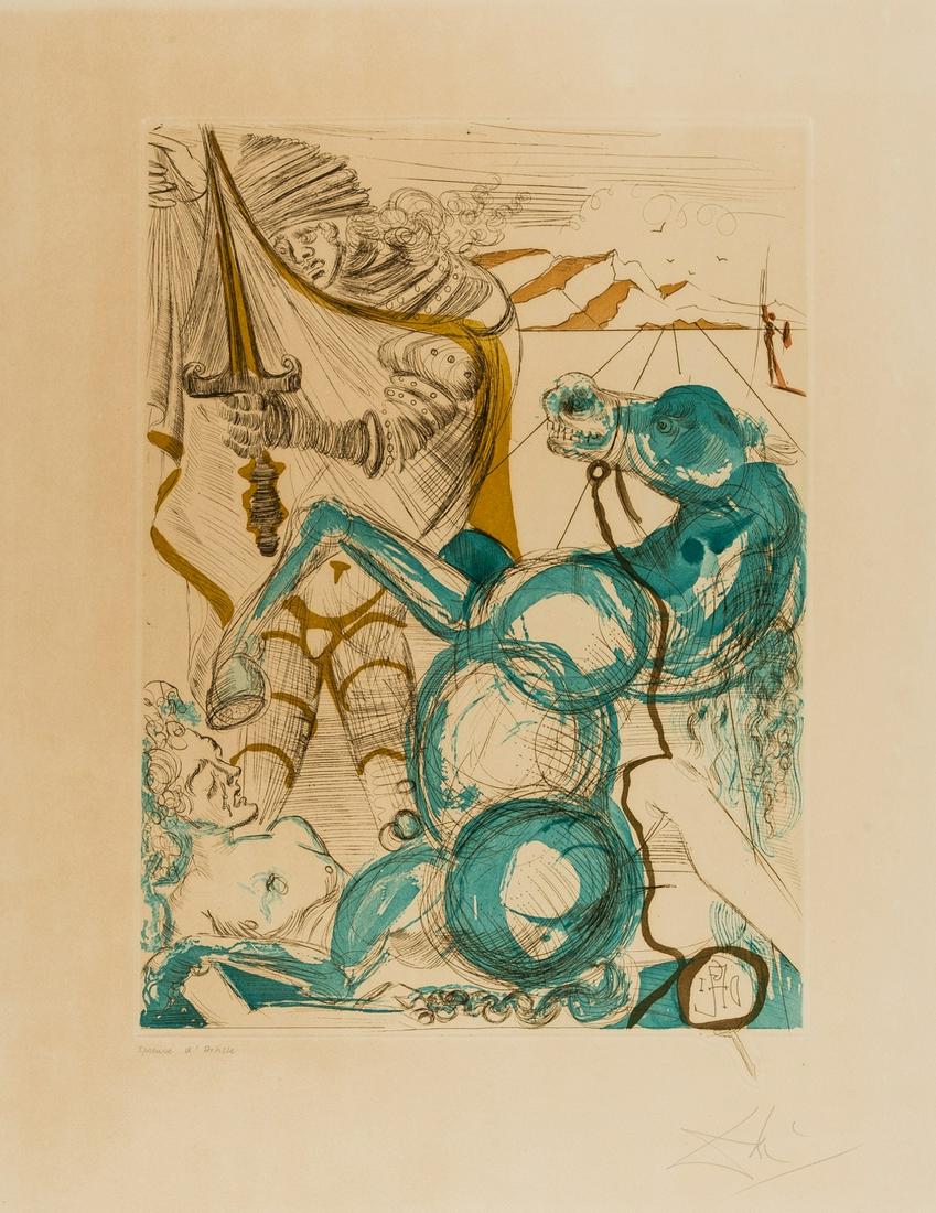 ** δ Salvador Dalí (1904-1989)  Saint Martin (Field 65-4; M&L 133d) (1 of 1)